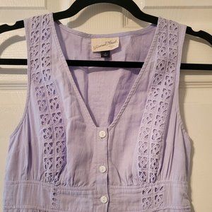 Universal Thread A-Line eyelet Lavender dress